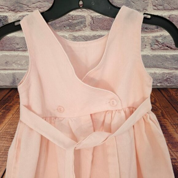 LA PRINCESS VINTAGE 1990'S GIRL PINK SLEEVELESS SUMMER DRESS - SIZE 5 - Picture 3 of 6